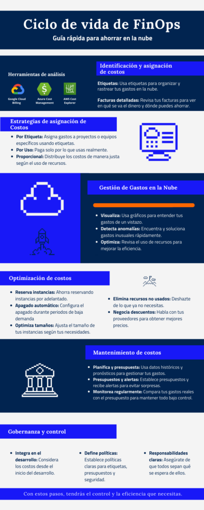 infografia ciclo de vida finops