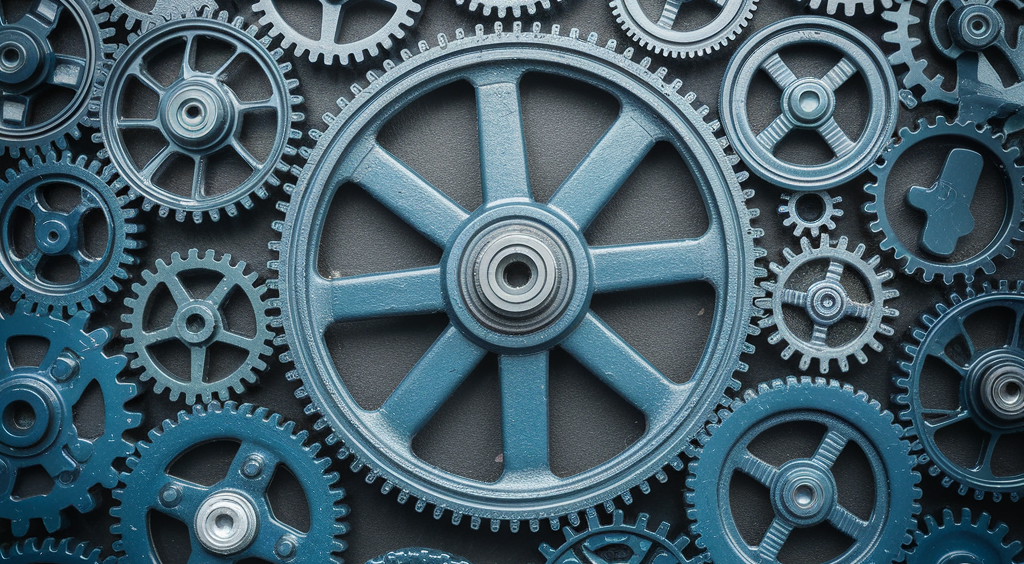 ¿Qué son los agentes de IA para empresas? Cómo aplicarlos para que entiendan, decidan y actúen 2 agentes de ia engranajes