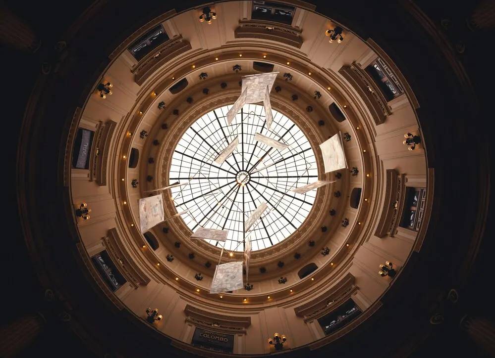 Biblioteca circular representando diseño por capas en Smart Grid